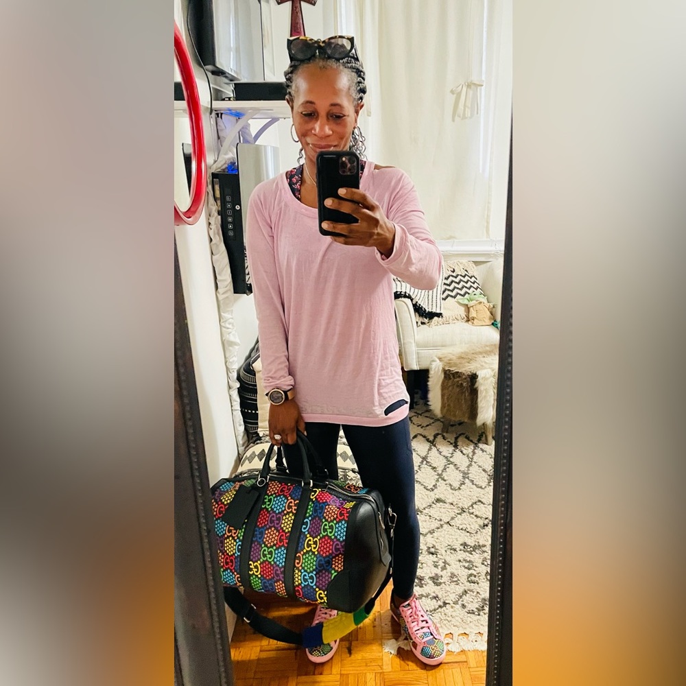 SOLD ELSEWHERE! Limited Edition Gucci Medium Boston GG Psychedelic Duffle!